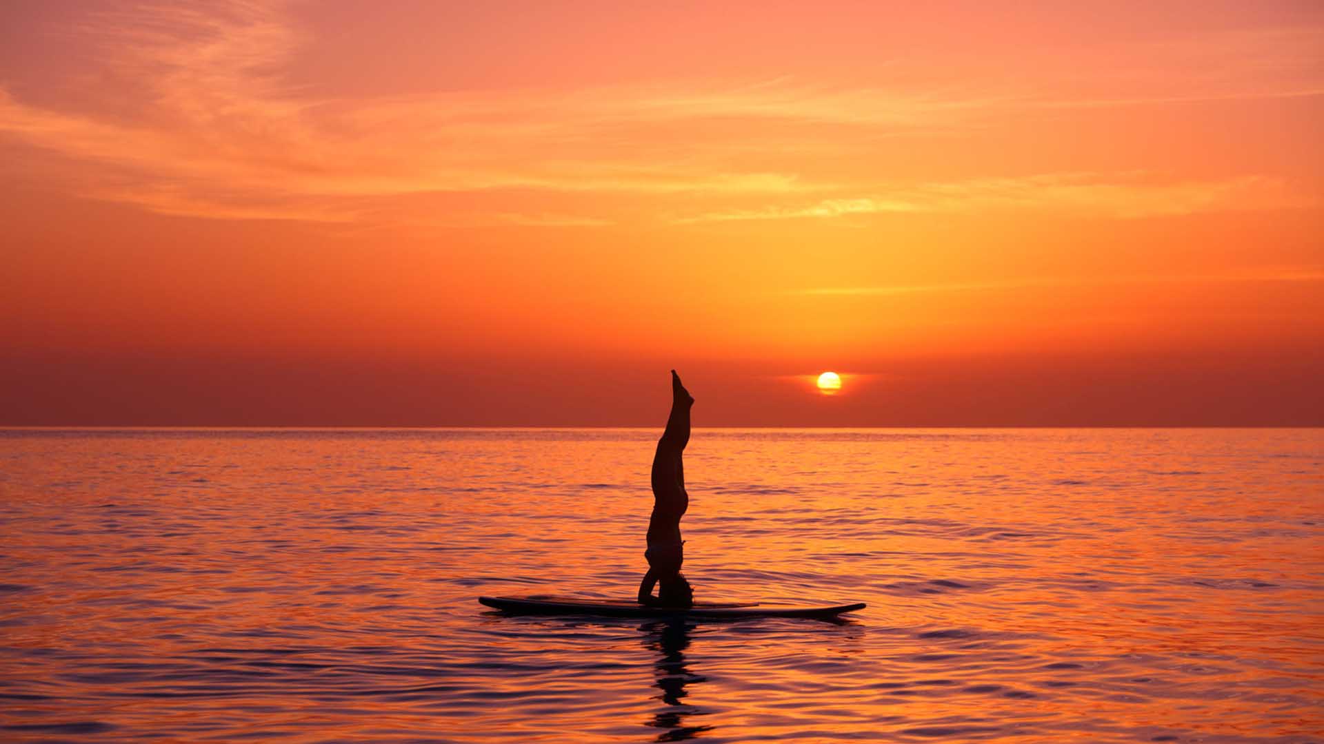 Yoga on the Stand Up Paddle Board….Latest Craze!