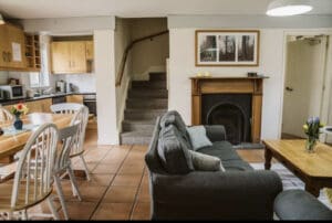 BLANEY COTTAGES ENNISKILLEN BY THE FIREPLACE